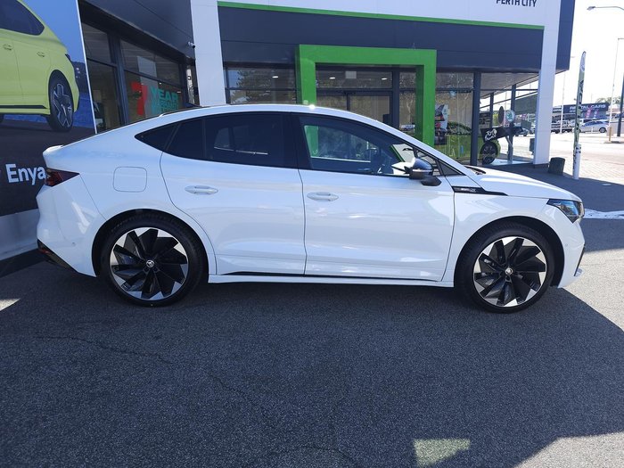 2024 SKODA Enyaq Sportline NY MY25 Moon White