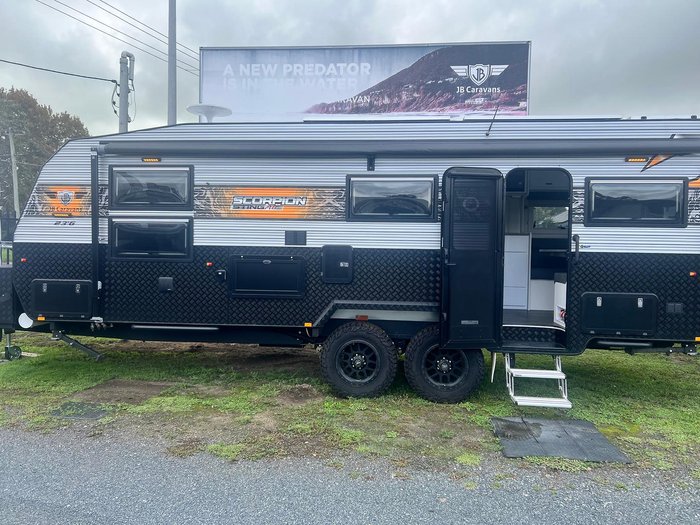 2024 JB Caravans Scorpion Sting Air 23'6 Rear Club