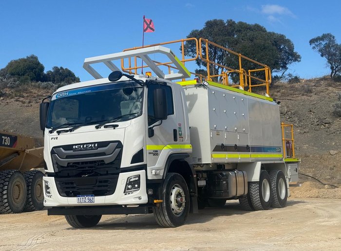 2025 Isuzu F Series FVZ 260-300 WHITE
