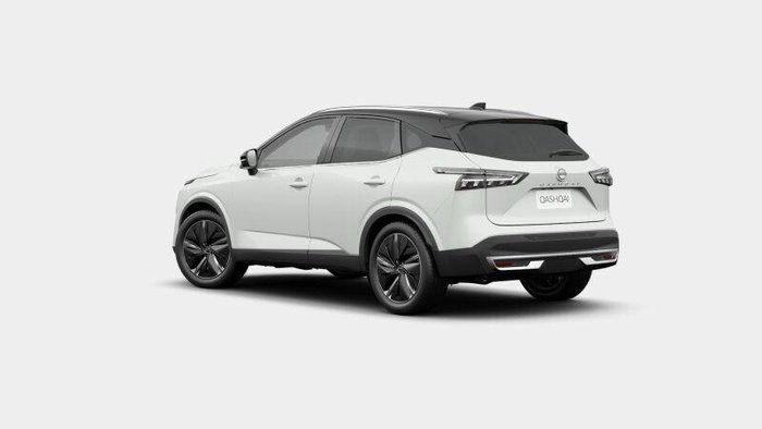 2025 Nissan QASHQAI Ti J12 MY25 Pearl White with Onyx Black Roof