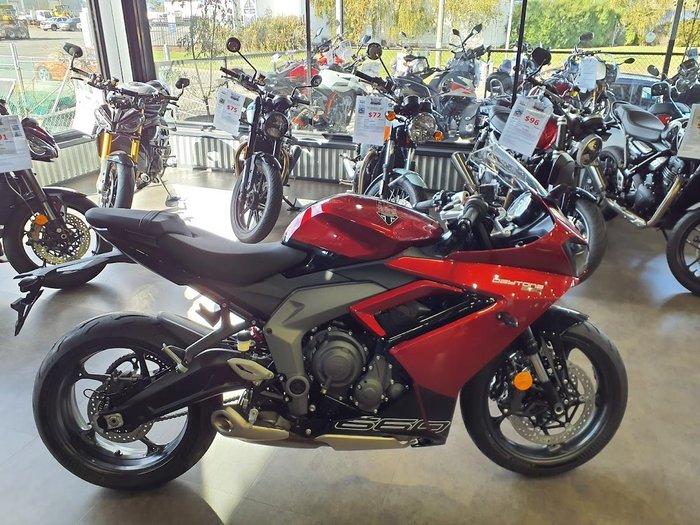 2025 Triumph Daytona 660 LAMS Daytona Black