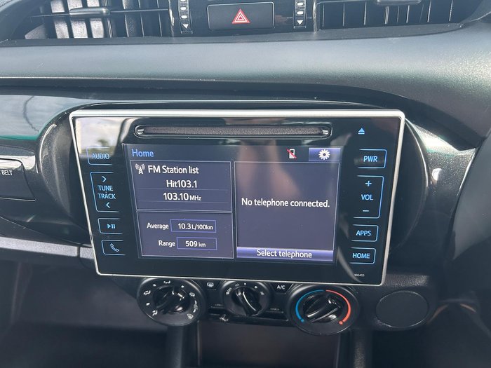 2018 Toyota Hilux SR Hi-Rider GUN136R 4x2 Glacier White