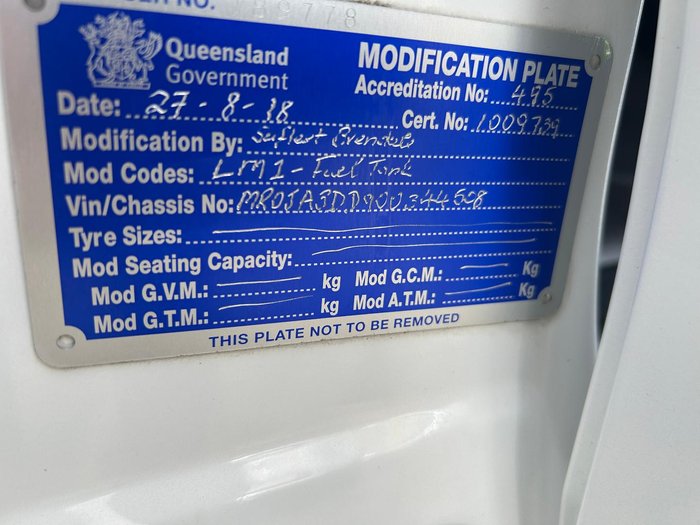 2018 Toyota Hilux SR Hi-Rider GUN136R 4x2 Glacier White