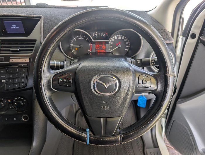 2017 Mazda BT-50 XT UR 4X4 Dual Range Cool White