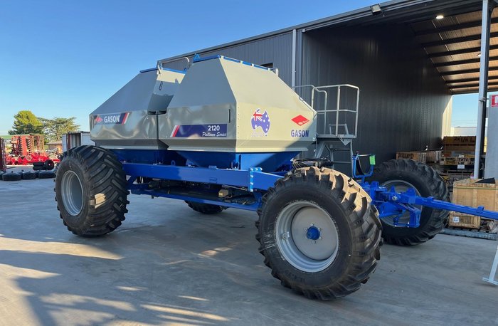 0 Gason 2120 Rt2 Platinum Series Mounted Air Cart Apollo Isobus BLUE