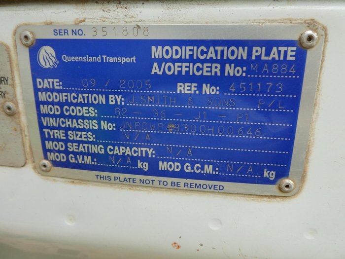 2005 NISSAN UD Cw385 WHITE