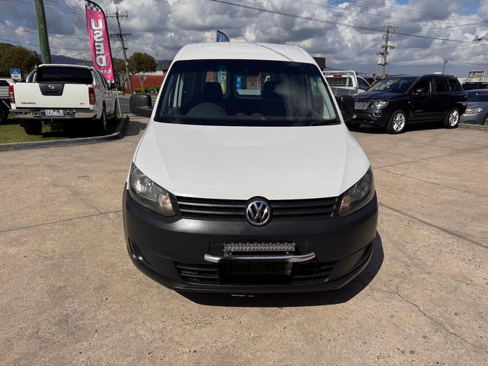 2011 Volkswagen Caddy TDI250 2KN MY11 Candy White