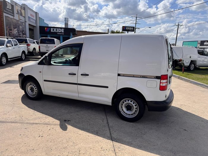 2011 Volkswagen Caddy TDI250 2KN MY11 Candy White