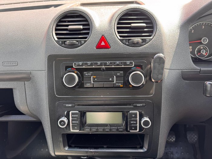 2011 Volkswagen Caddy TDI250 2KN MY11 Candy White