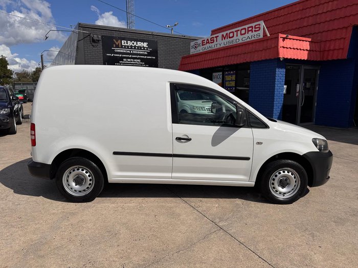 2011 Volkswagen Caddy TDI250 2KN MY11 Candy White