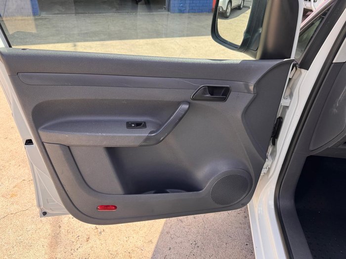 2011 Volkswagen Caddy TDI250 2KN MY11 Candy White