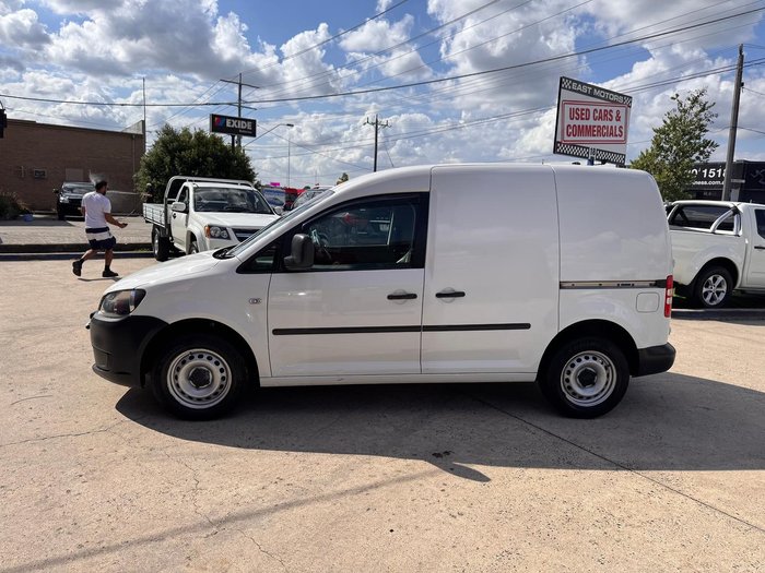 2011 Volkswagen Caddy TDI250 2KN MY11 Candy White