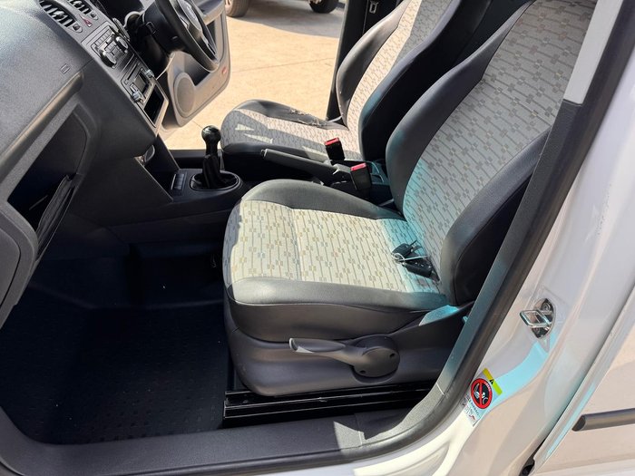 2011 Volkswagen Caddy TDI250 2KN MY11 Candy White