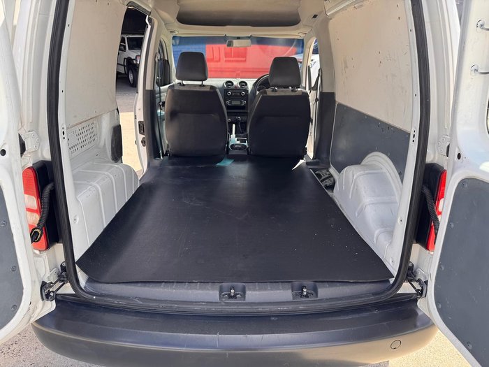 2011 Volkswagen Caddy TDI250 2KN MY11 Candy White