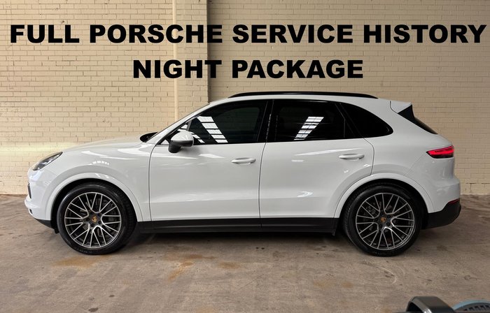 2018 Porsche Cayenne S 9YA MY19 4X4 On Demand White