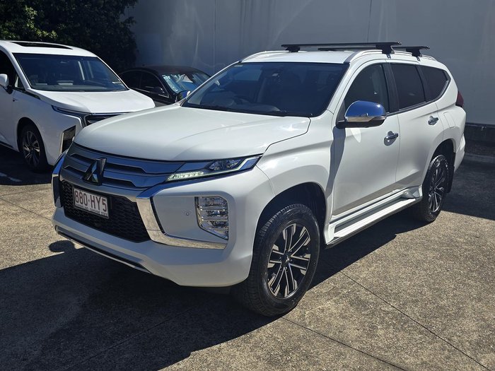 2021 Mitsubishi Pajero Sport Exceed QF MY21 4X4 Dual Range White