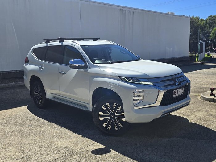 2021 Mitsubishi Pajero Sport Exceed QF MY21 4X4 Dual Range White