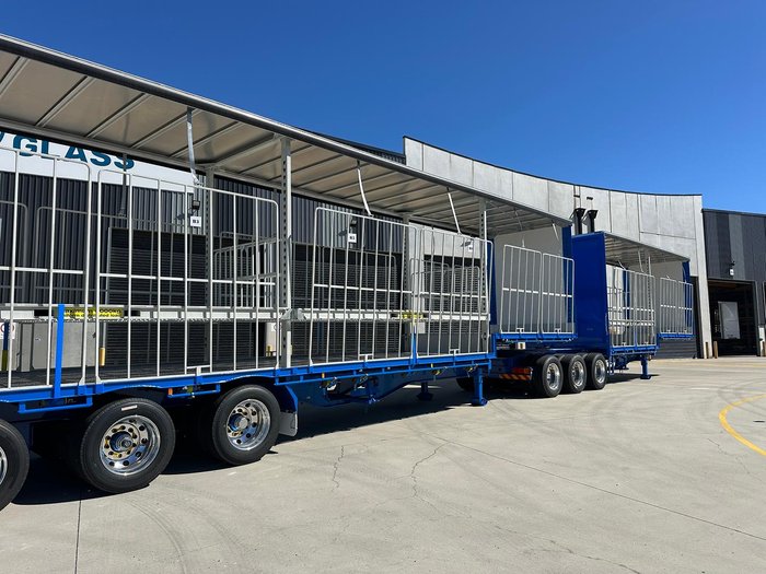 2025 CIMC 34 Pallet Drop Deck Mezzanine Curtainsider B Double 