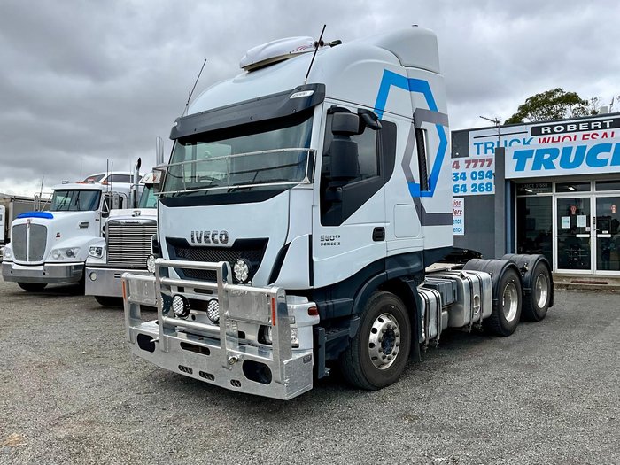 2016 Iveco Stralis 56 E5 560Hp 90T Rated As Traded $60000+Gst Hydralics WHITE