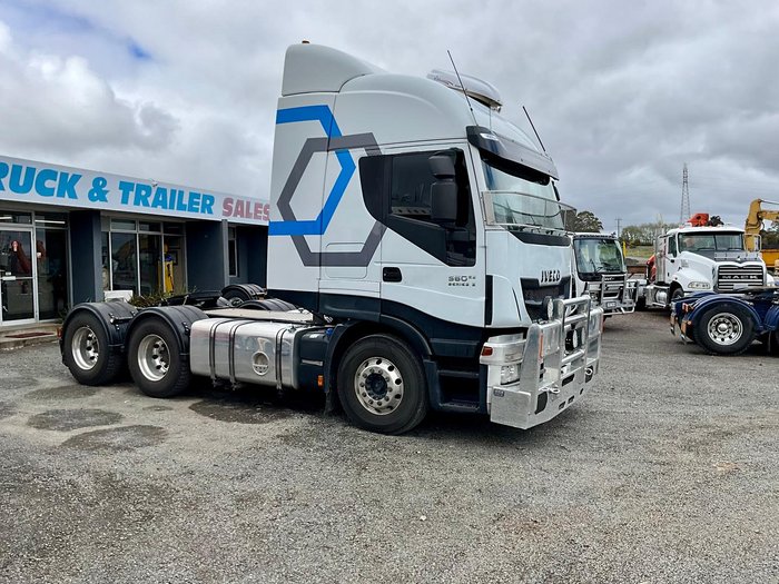 2016 Iveco Stralis 56 E5 560Hp 90T Rated As Traded $60000+Gst Hydralics WHITE