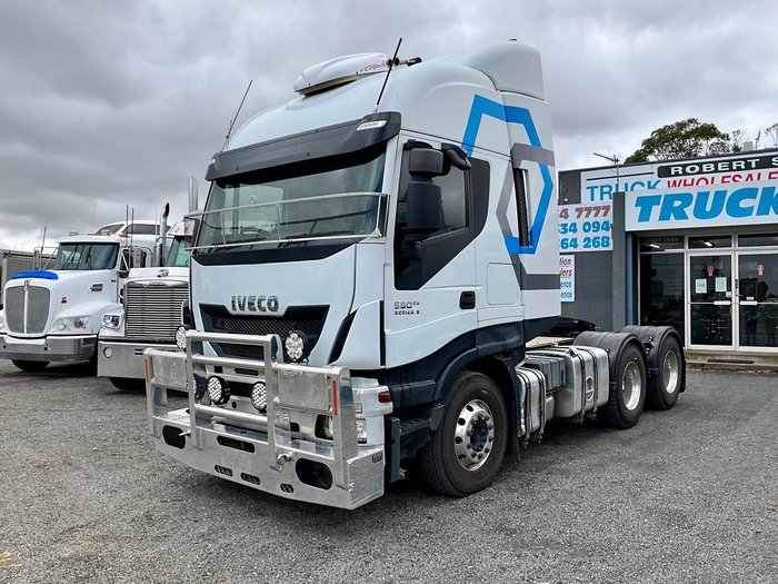 2016 Iveco Stralis 56 E5 560Hp 90T Rated As Traded $60000+Gst Hydralics WHITE