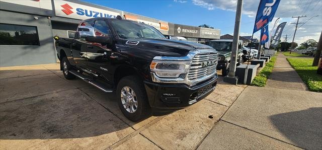2023 RAM LARAMIE Laramie - Rambox DJ MY23 Laramie Rambox Utility Crew Cab 6st 4dr Auto 6sp 4x4 828kg 6.7DT Diamond Black Pearl