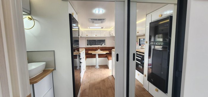 2025 JB Caravans Dirt Road Xtreme 23'6 Rear Door Club Lounge