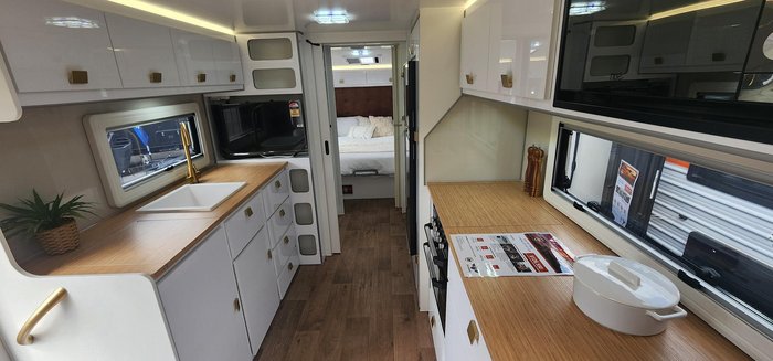 2025 JB Caravans Dirt Road Xtreme 23'6 Rear Door Club Lounge