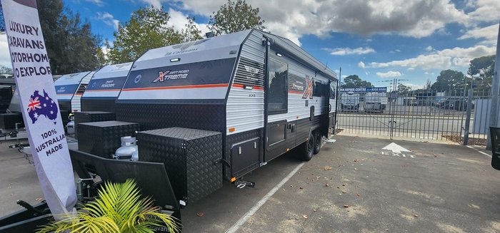 2025 JB Caravans Dirt Road Xtreme 23'6 Rear Door Club Lounge
