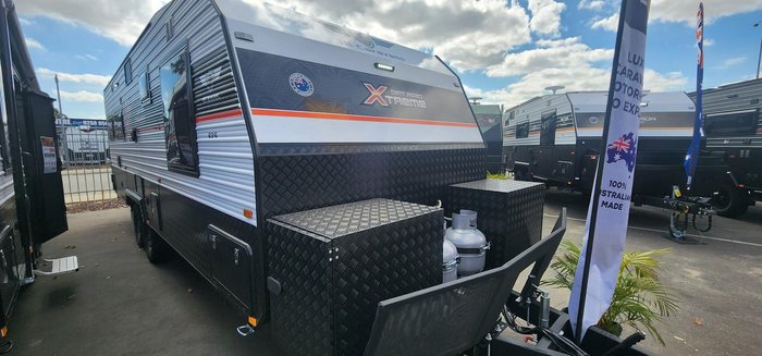 2025 JB Caravans Dirt Road Xtreme 23'6 Rear Door Club Lounge