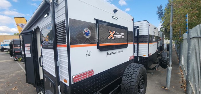 2025 JB Caravans Dirt Road Xtreme 23'6 Rear Door Club Lounge