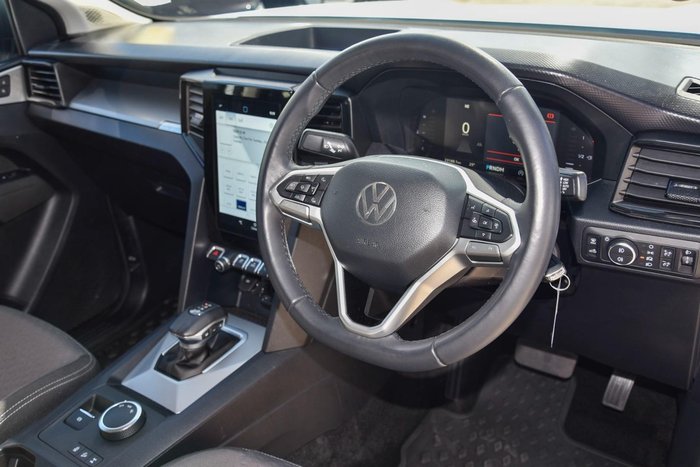 2023 Volkswagen Amarok TDI500 Life NF MY23 4X4 Dual Range Clear White