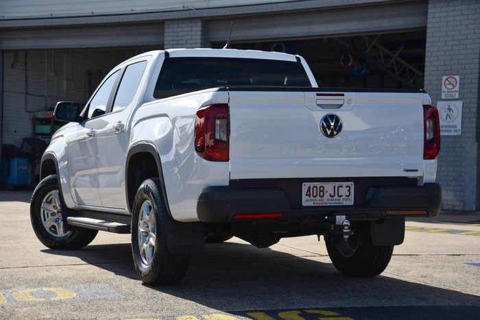2023 Volkswagen Amarok TDI500 Life NF MY23 4X4 Dual Range Clear White