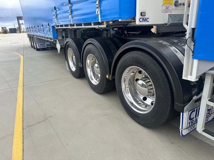 2025 CIMC 34 Pallet Drop Deck Mezzanine B Double Curtainsider