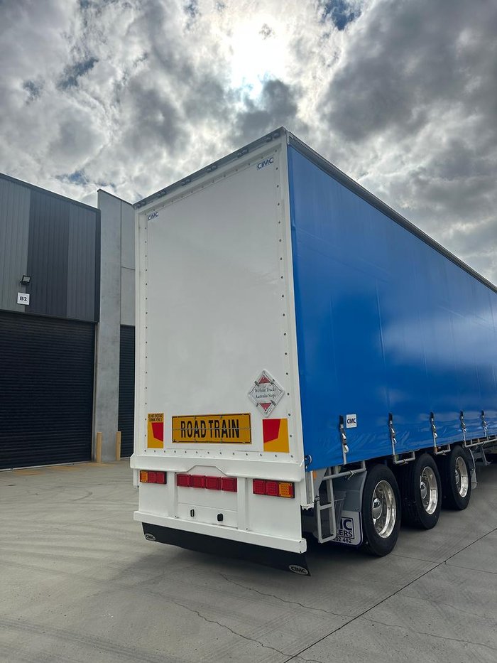 2025 CIMC 34 Pallet Drop Deck Mezzanine B Double Curtainsider