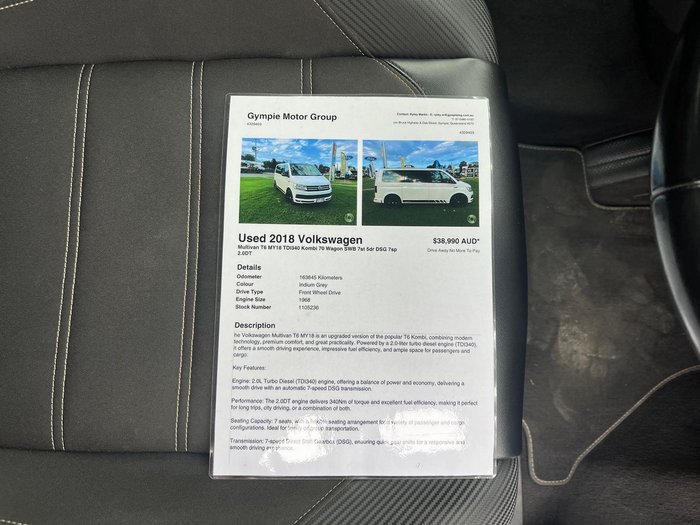 2018 Volkswagen Multivan TDI340 Kombi 70