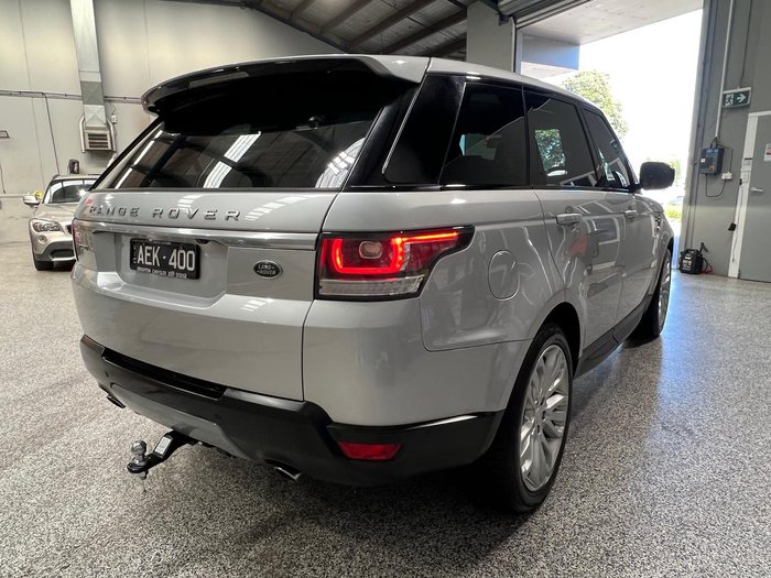 2015 Land Rover Range Rover Sport TDV6 SE L494 MY15.5 4X4 Constant Aleutian Silver