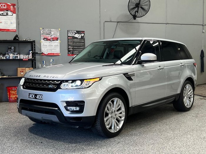 2015 Land Rover Range Rover Sport TDV6 SE L494 MY15.5 4X4 Constant Aleutian Silver