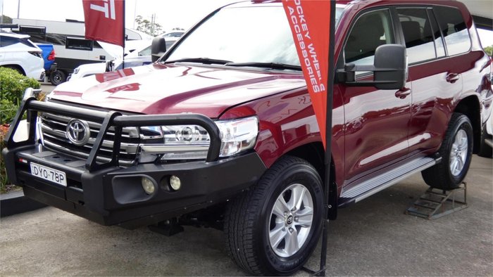 2017 Toyota Landcruiser GXL VDJ200R 4X4 Dual Range Merlot Red