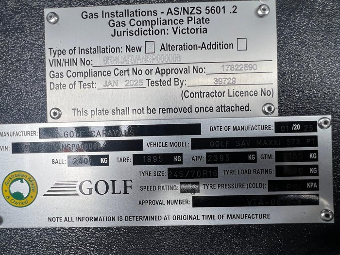 2025 Golf Savannah Maxxi 573