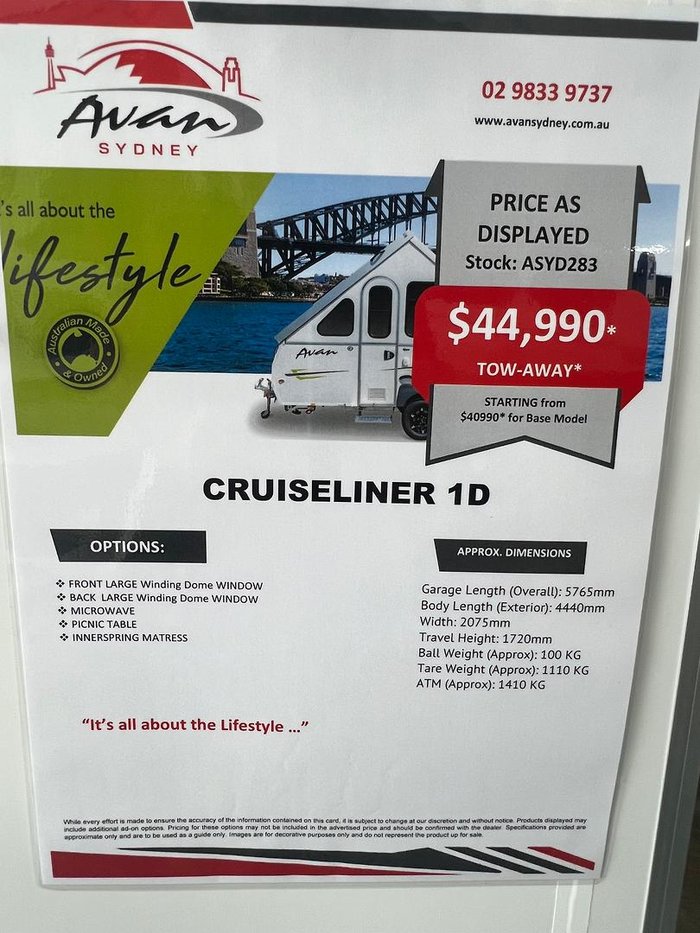 2025 Avan Cruiseliner 1D