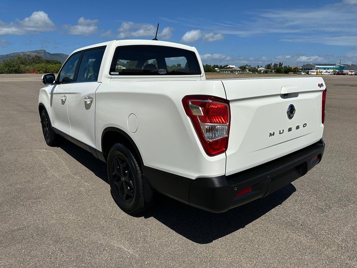 2024 KGM SsangYong Musso Ultimate Luxury Q261 MY24 4X4 Dual Range Grand White