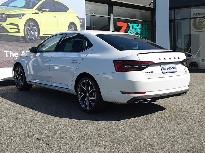 2024 SKODA Superb 206TSI SportLine NP MY24 4X4 Constant Moon White