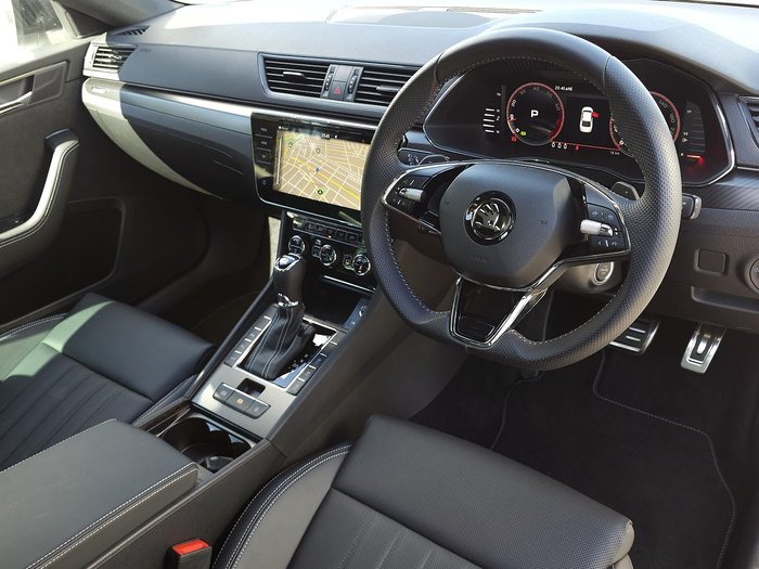 2024 SKODA Superb 206TSI SportLine NP MY24 4X4 Constant Moon White