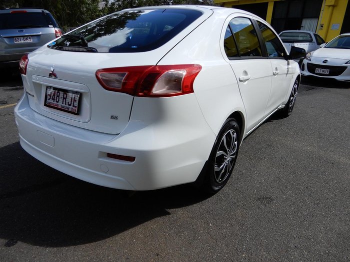 2010 Mitsubishi Lancer ES CJ MY11 White