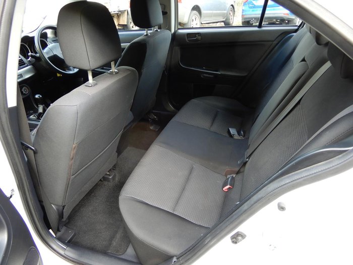 2010 Mitsubishi Lancer ES CJ MY11 White