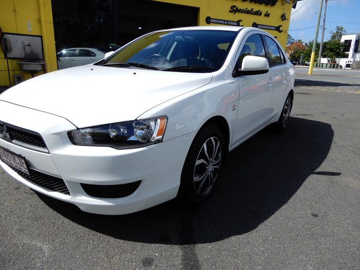 2010 Mitsubishi Lancer ES CJ MY11 White