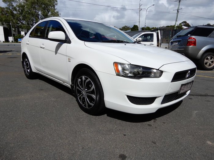2010 Mitsubishi Lancer ES CJ MY11 White