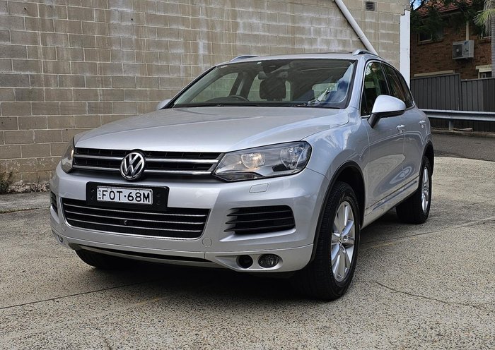 2012 Volkswagen Touareg V6 TDI 7P MY12.5 Four Wheel Drive Cool Siver