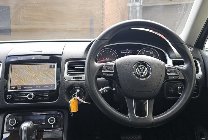 2012 Volkswagen Touareg V6 TDI 7P MY12.5 Four Wheel Drive Cool Siver
